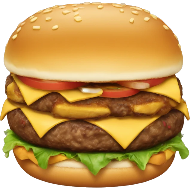 Smash burger emoji