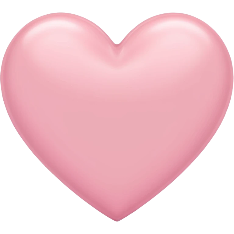 Pastel pink heart emoji