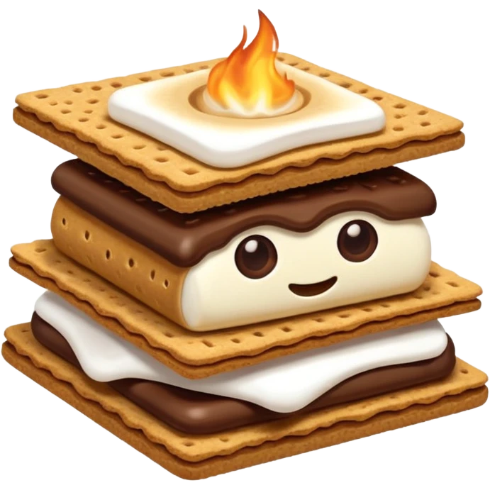 smores with eyes emoji
