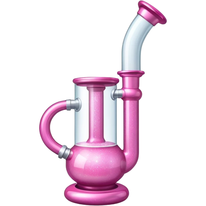 pink glittery bong emoji