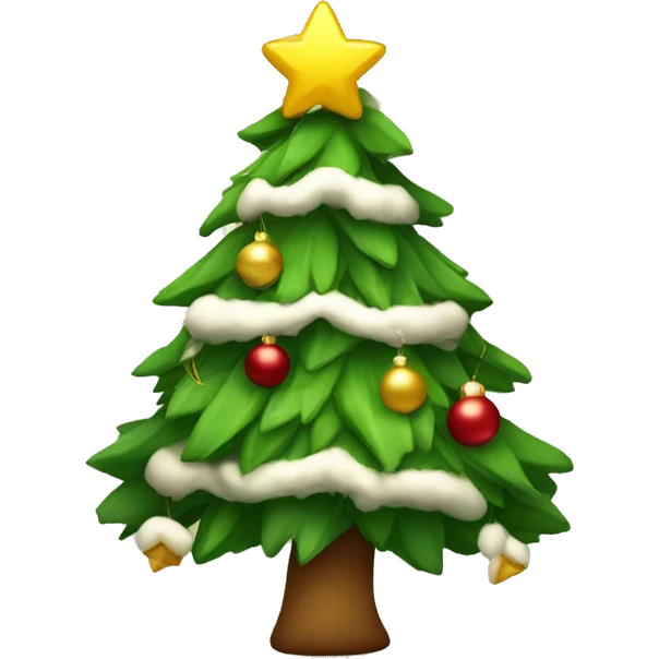 Árvore de Natal cute  emoji