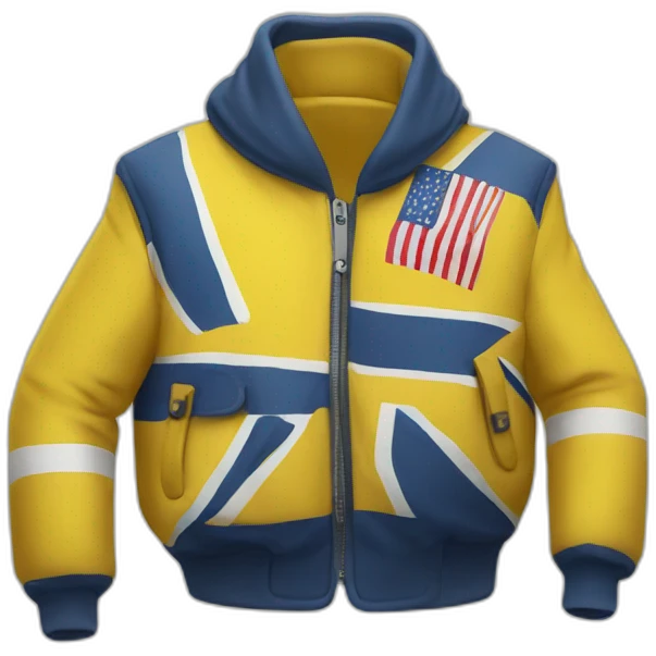 Yellow jackette with frensh flag emoji
