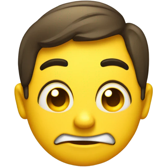 devious yellow emoji face emoji
