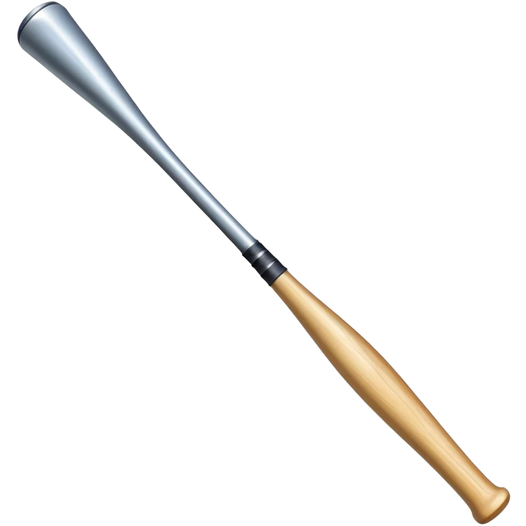 a baseball bat that is an anomaly   emoji