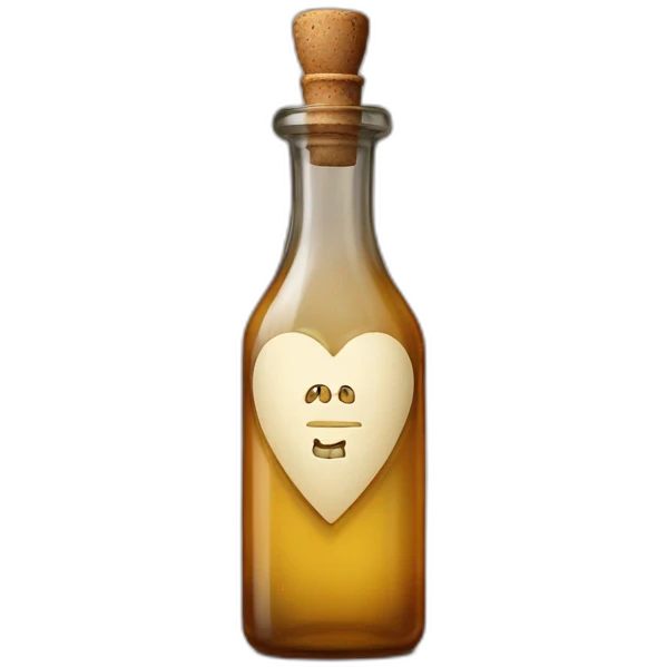 Hearst in a bottle emoji