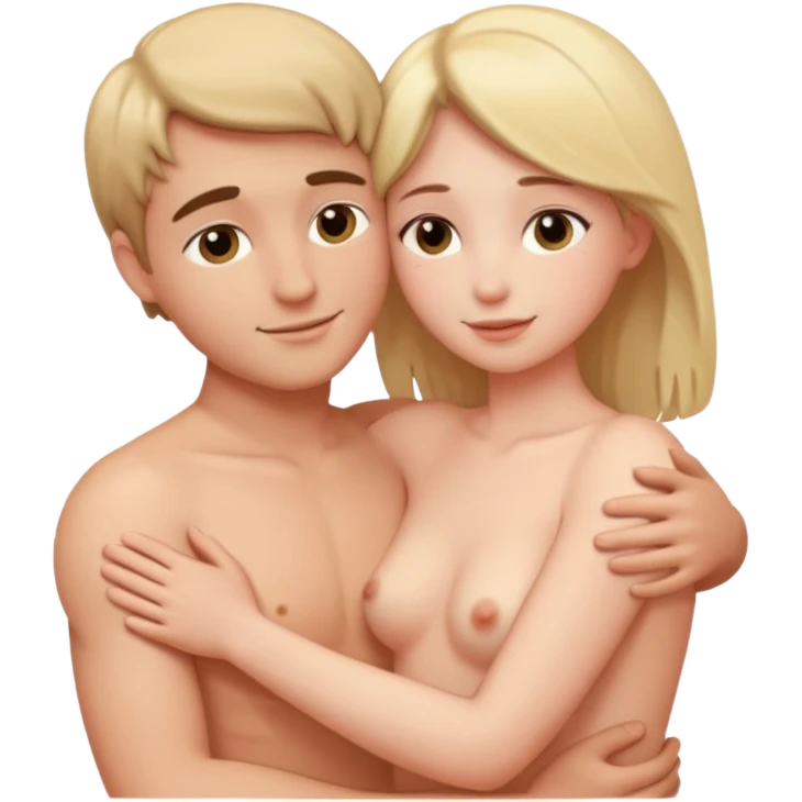 Nude couple emoji