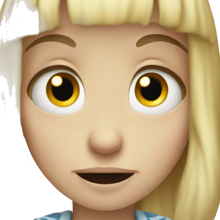 Alice In Wonderland crying  emoji