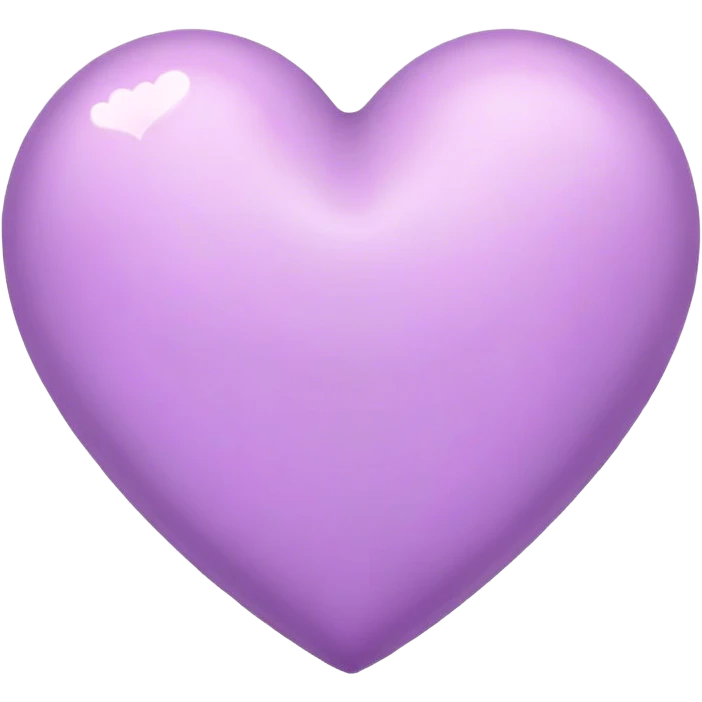 lilac heart  emoji