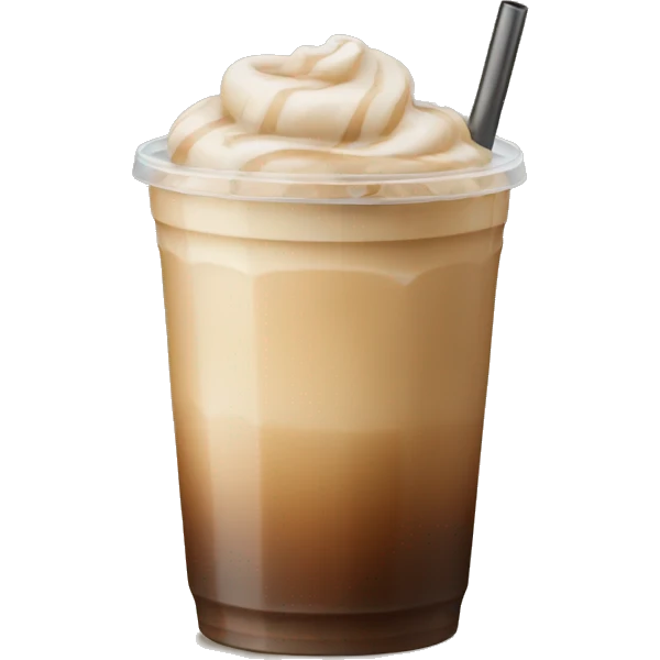 iced coffee beige emoji