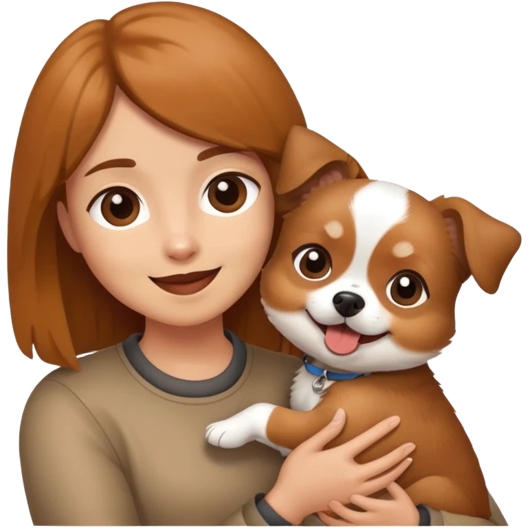 Perro en mano  emoji