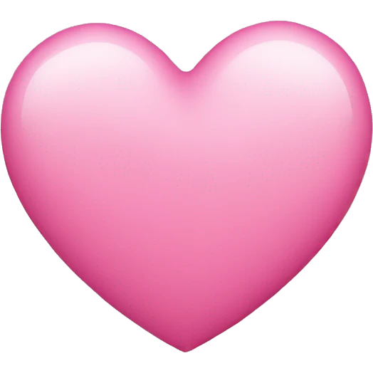 Pink heart emoji