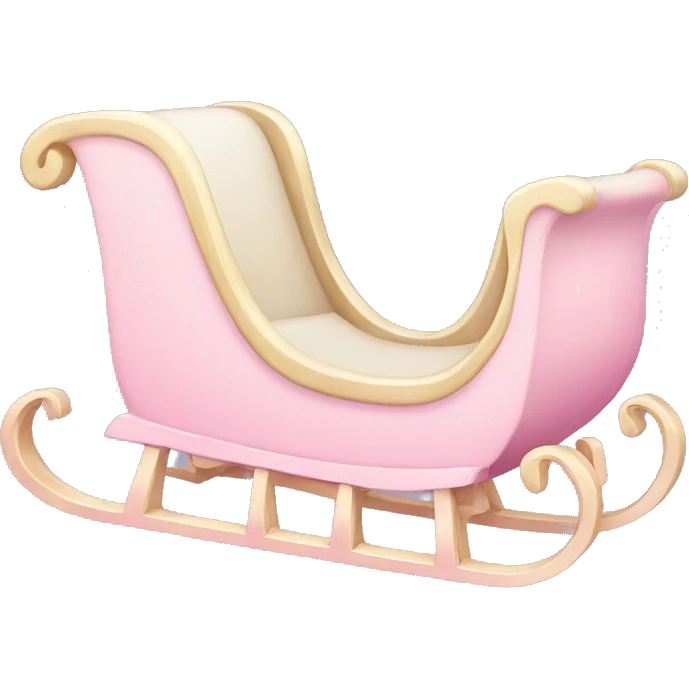 light pink sleigh emoji