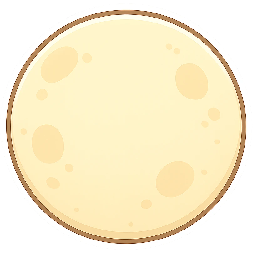 一个圆圆的月亮 emoji