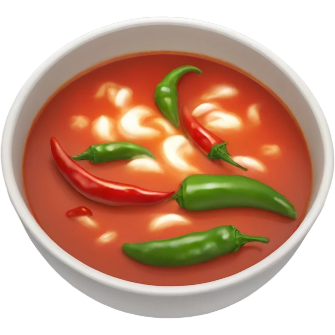 Spicy chilli soup  emoji