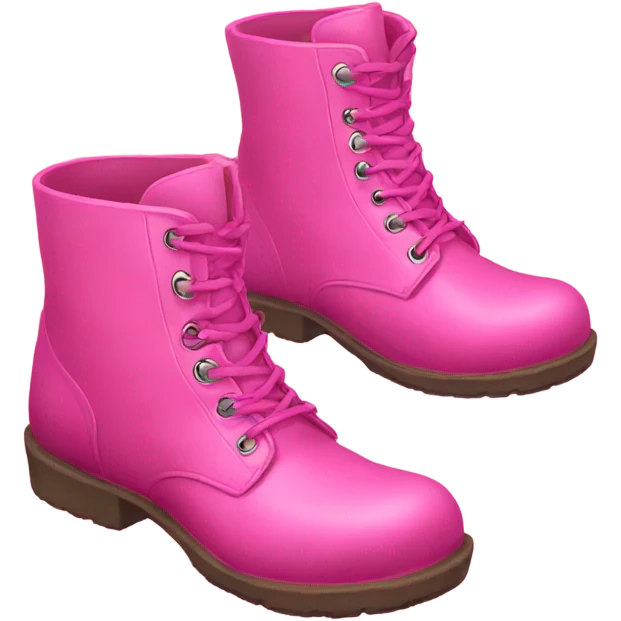 Pink boots emoji