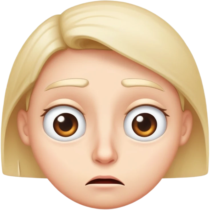 face with a sarcastic expression, rolling eyes emoji