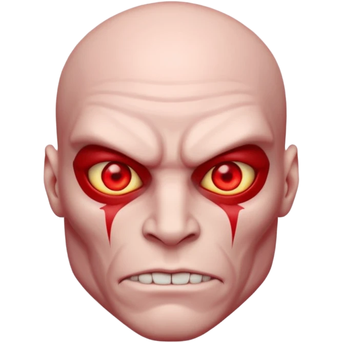 red mutant human emoji