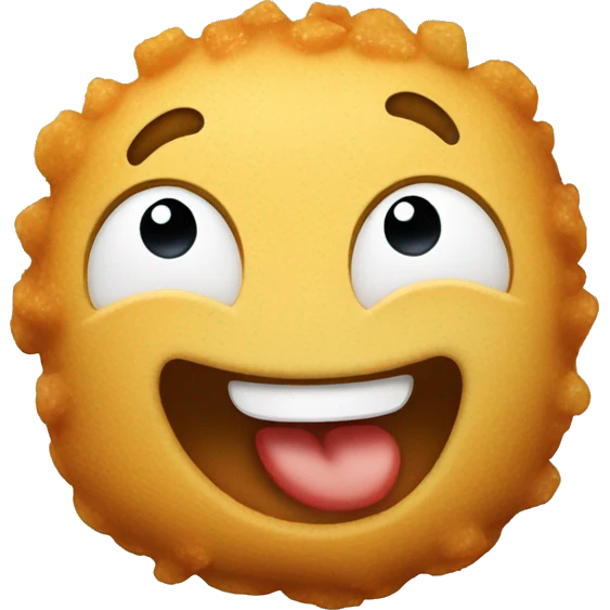 single Tater tot laughing with tears emoji