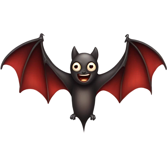 bat crying blood emoji