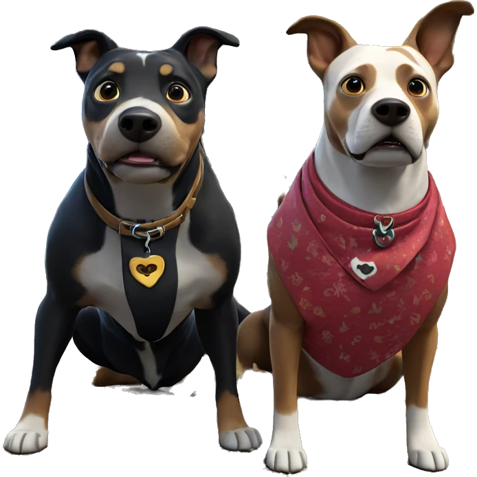 dog playing under a tree emoji