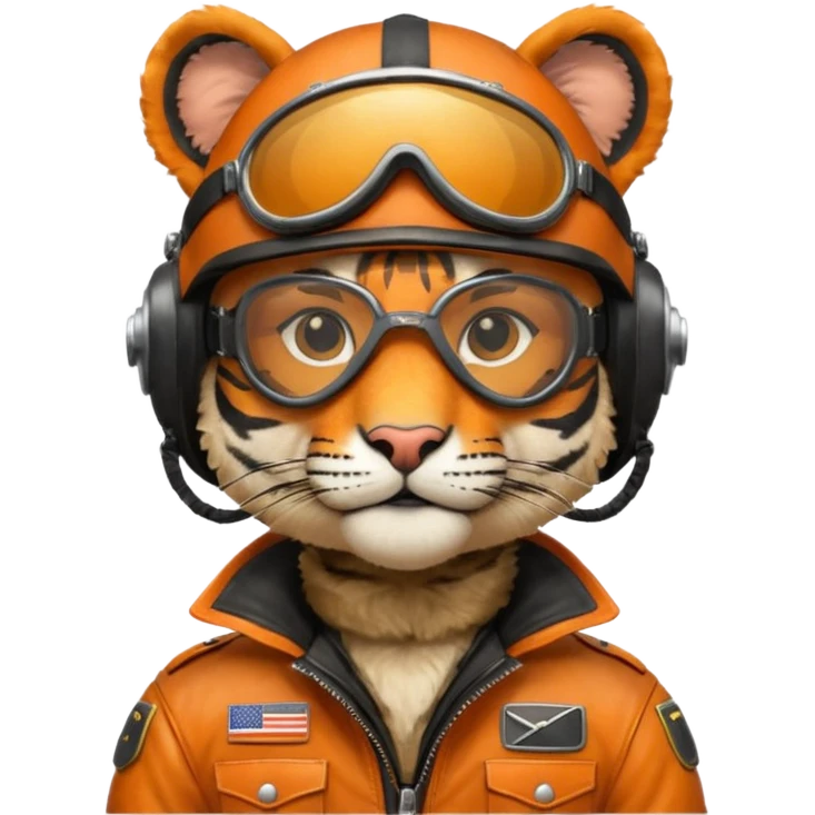 tiger pilot emoji