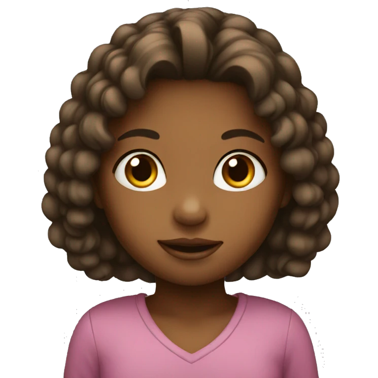 A small girl emoji