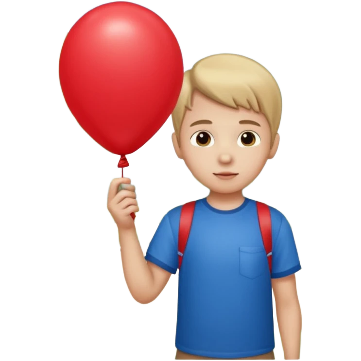Child + balloon, Park Visitor, with park. emoji