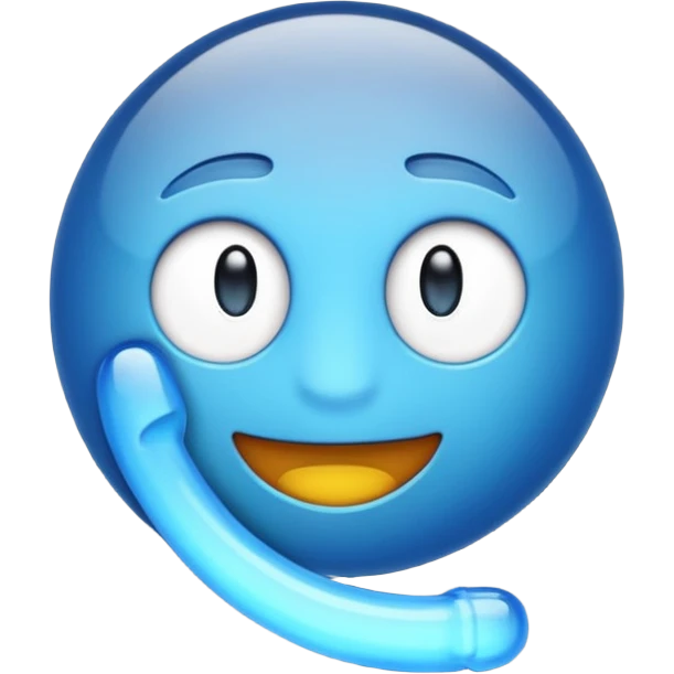 буллит синий  со светящийся анимацией emoji