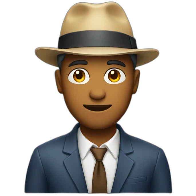 Man with hat on emoji