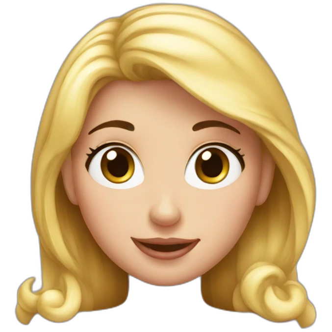 Minnie rubia emoji