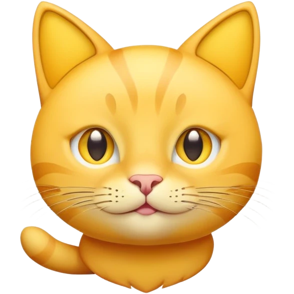 Yellow  cat emoji with starry eyes emoji