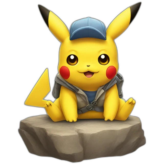 Pikachu fantôme emoji