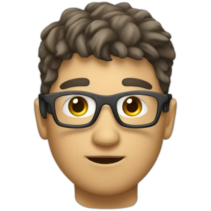 a techie person trying to be nice with others emoji