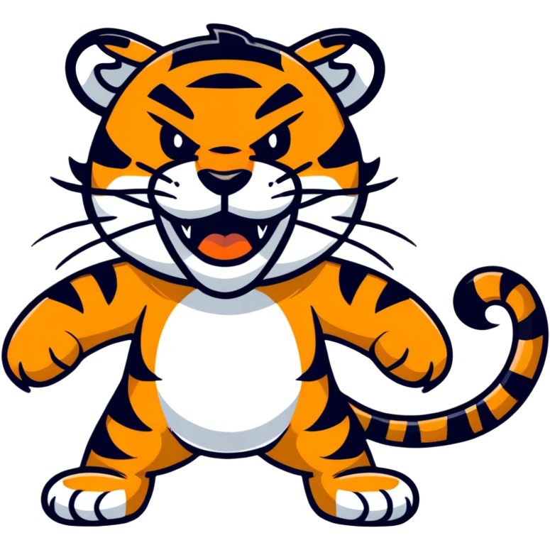 angry tiger emoji