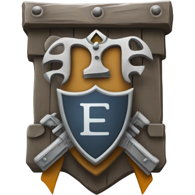 Ein Emoji ohne Person, dafür aber ein Schild mit der Aufschrift "RAID". Es soll auffällig coloriert sein. emoji