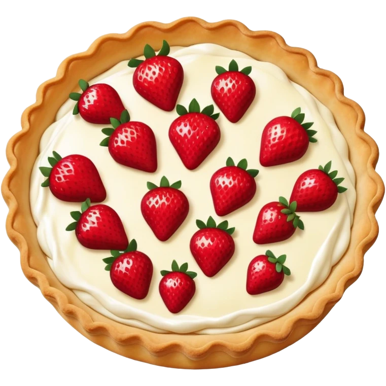 Strawberry tart  emoji
