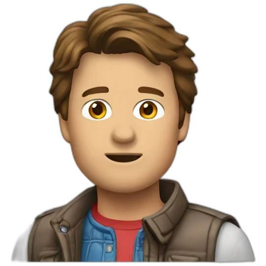 Marty McFly emoji