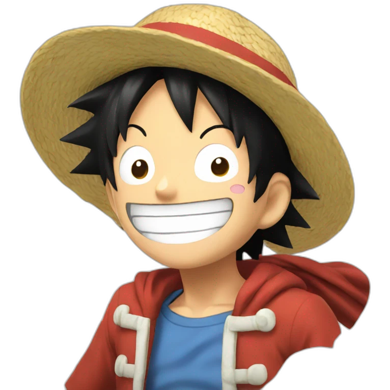 Luffy happy emoji