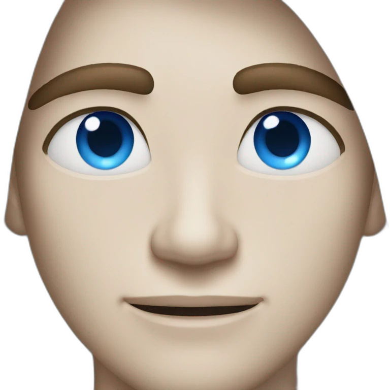hot guy with blue eyes emoji