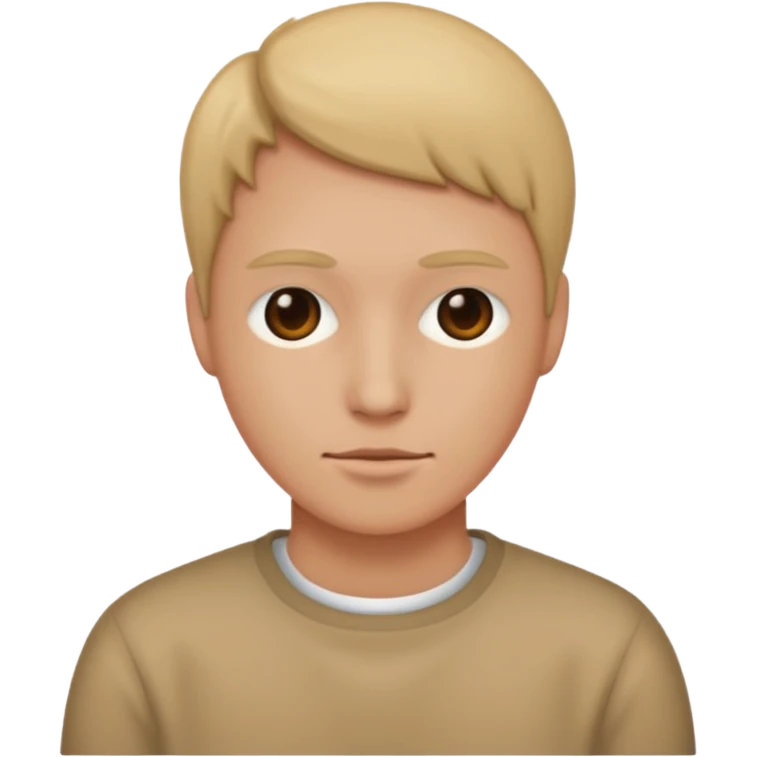 ⚪ without any face emoji