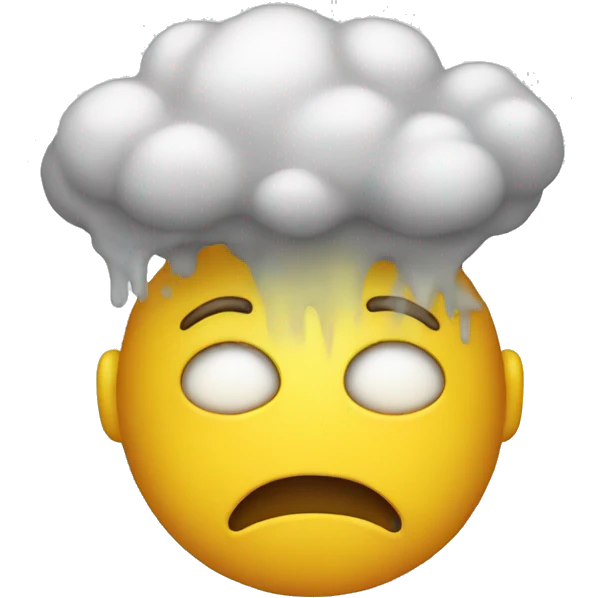 Boiled mind emoji