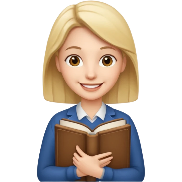 Teacher with a book  emoji