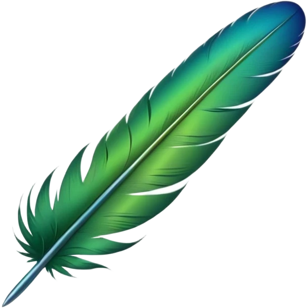 green bird feather

 emoji