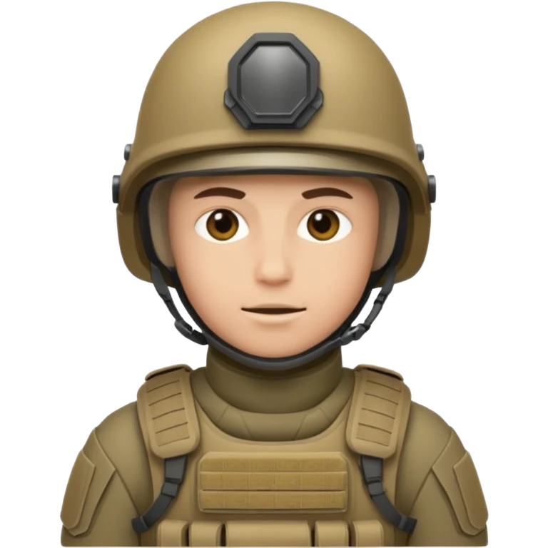 soldier with tactical suit emoji