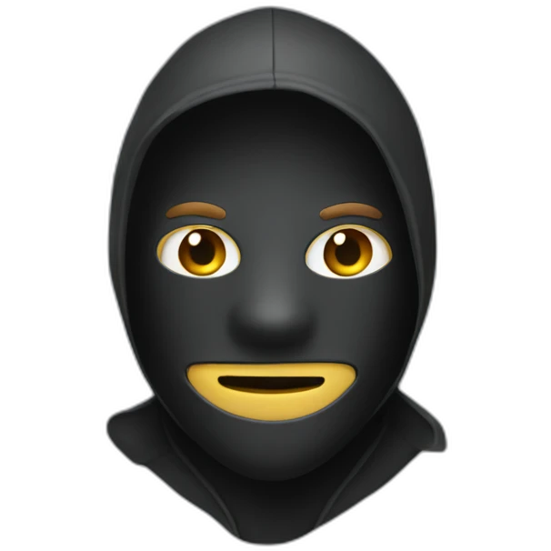 burglar with a mask emoji