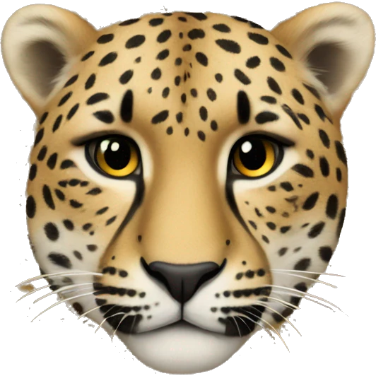 Leopar heart emoji