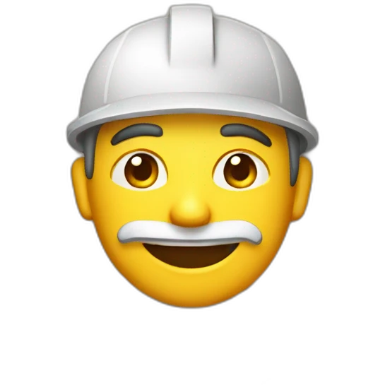 plasterer plasting a wall emoji