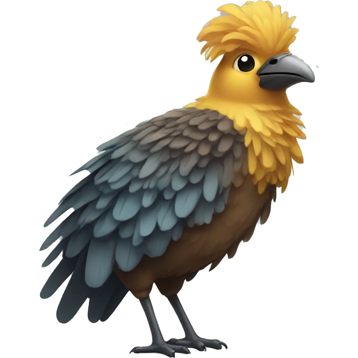  Bird with ruffled feathers  emoji
