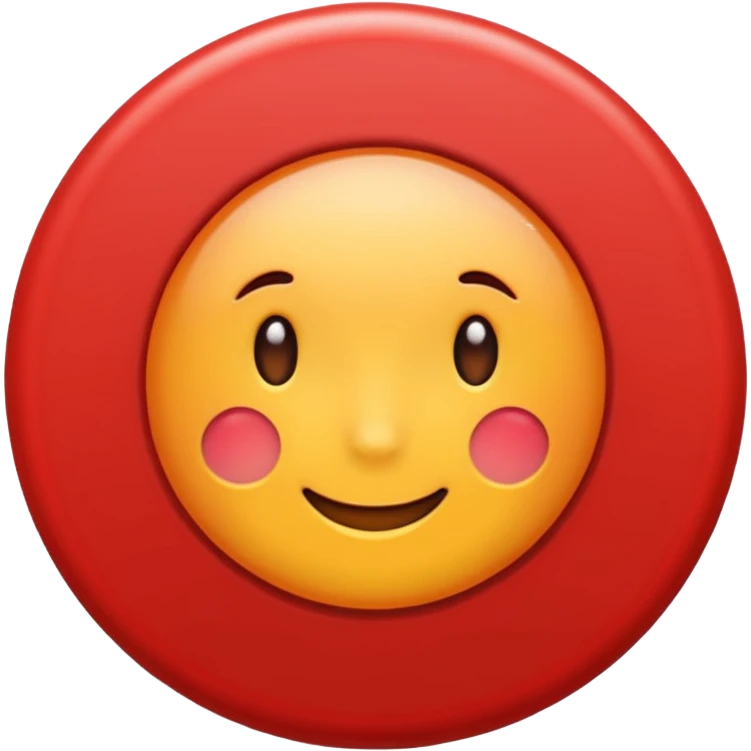 a red circle emoji emoji