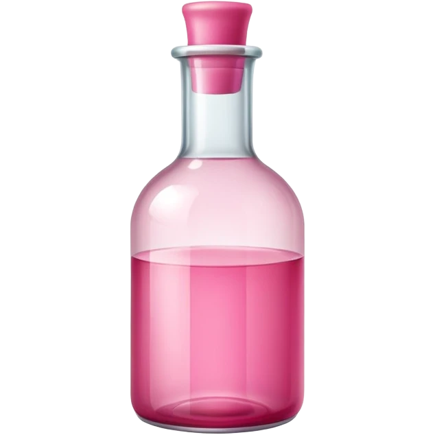 Pink bottle  emoji